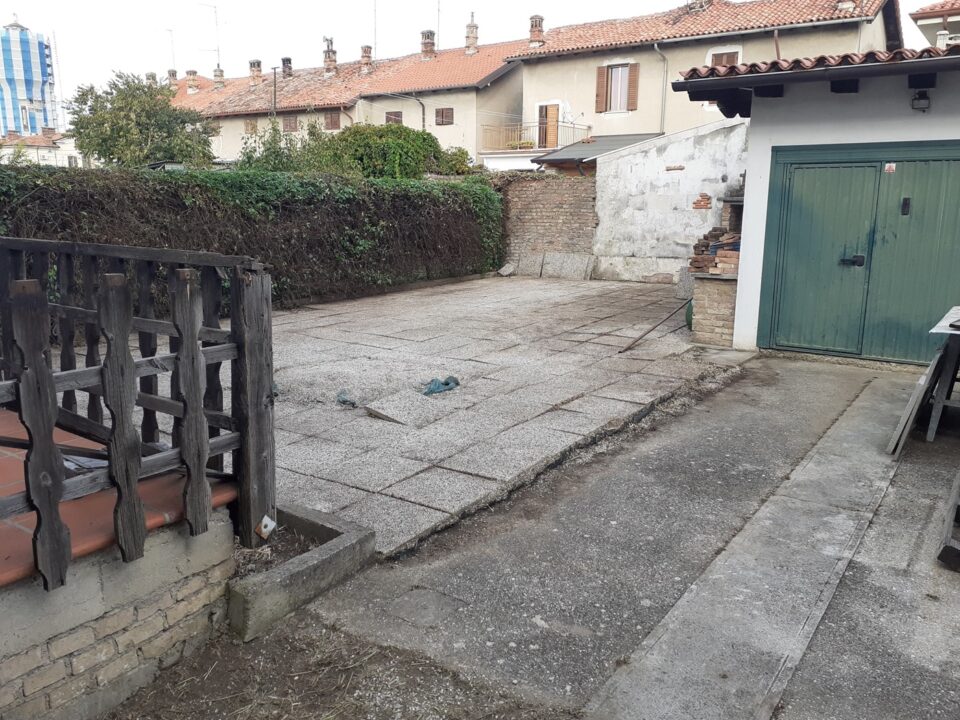 Bonifica cortile interno lavoro terminato